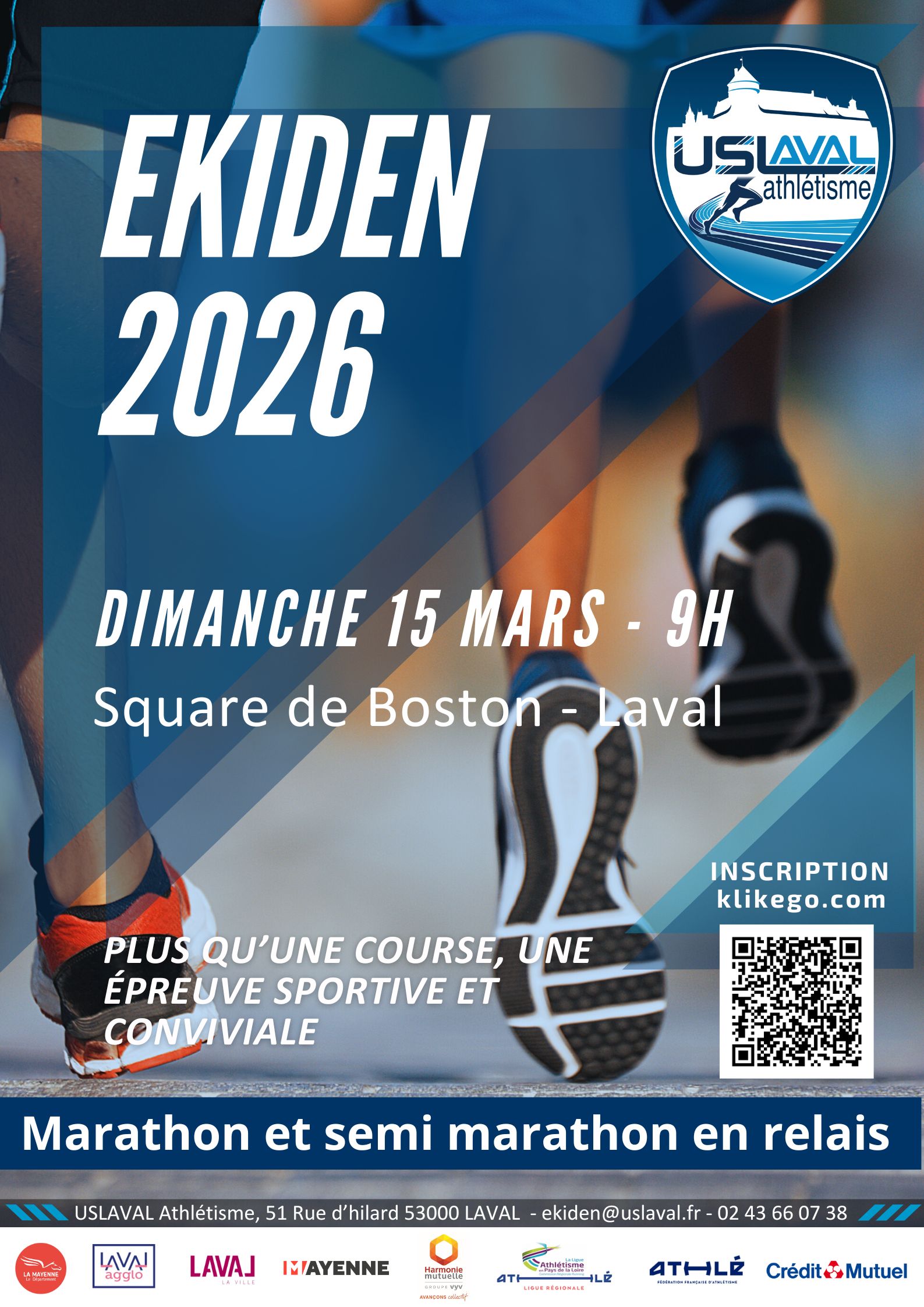 AFFICHE EKIDEN 2026